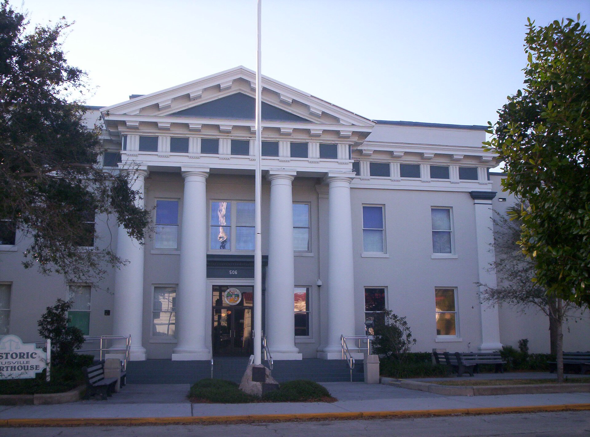 Brevard County Courthouse in Titusville.